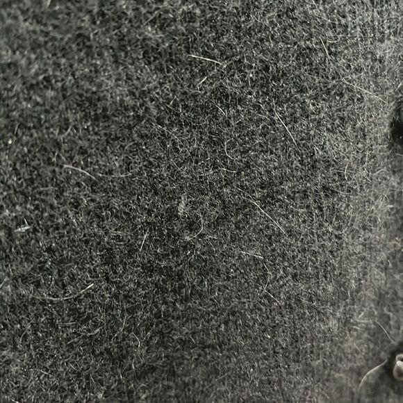 New! VIVIEN FOREST Cardigan Black Floral Sequin Lambswool Angora Blend PRETTY! - Picture 5 of 16